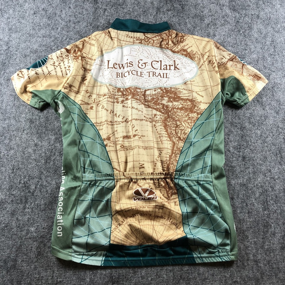 Voler Lewis & Clark Bicycle Trail Cycling Jersey Womens Small Adventure Map USA - Picture 6 of 6